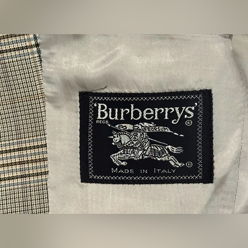 BURBERRYS LADIES 6 ITALY SKIRT SUIT SUPER 120’S EXTRAFINE WOOL TARTAN PLAID - Picture 4 of 16